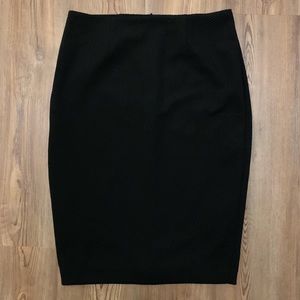 Black textured Banana Republic Pencil Skirt